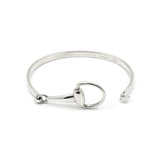 Snaffle Bit Bracelet Large - Sterling Silver