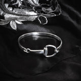 Snaffle Bit Bracelet Large - Sterling Silver