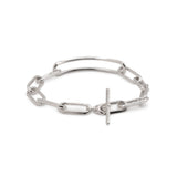 Knife Edge Chain Bracelet - Sterling Silver