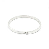 Minimalist Band Bracelet  - Sterling Silver