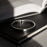 Minimalist Band Bracelet  - Sterling Silver