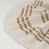Neutral Amber Brown Handwoven Table Runner