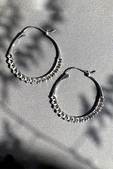Calla Hoops Silver Large