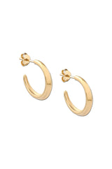 Crescent Hoops Gold Small
