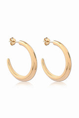 Crescent Hoops Gold Large