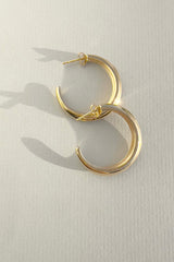 Crescent Hoops Gold Large