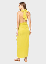 Citron Serengeti Halter Top