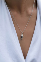 Good Luck Charm Necklace Silver