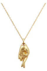Good Luck Charm Necklace Gold