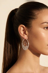 Iris Hoops Silver Small