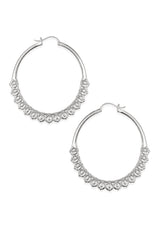 Calla Hoops Silver Large