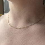 Lily Chain Necklace Gold
