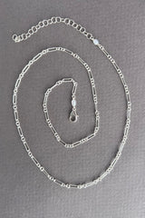 Lily Chain Necklace Silver