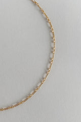 Lily Chain Necklace Gold