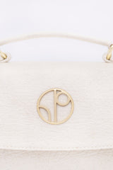 London LHR - Piñatex® Saddle Bag - Latte