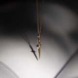 Switchblade Necklace - 14k Yellow Gold
