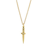 Switchblade Necklace - 14k Yellow Gold