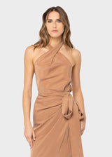 Citron Serengeti Halter Top