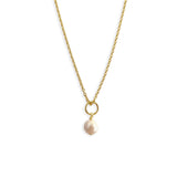 Paloma Pearl Necklace Gold