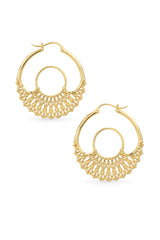 Iris Hoops Gold Small