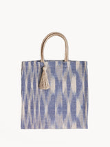 Nadi Jute Tote Bag - Blue - ourCommonplace
