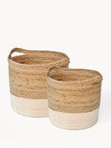 Kata Colorblock Basket (Set Of 2) - ourCommonplace