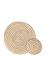 Kata Spiral Placemat - Natural (Set Of 4) - ourCommonplace