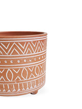 Hand Etched Terracotta Pot - Small - ourCommonplace
