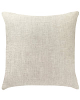 Cowrie Embroidered Linen Pillow - Natural - ourCommonplace