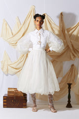 PARACHUTE DRESS IVORY - ourCommonplace