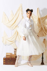PARACHUTE DRESS IVORY - ourCommonplace