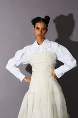 Hand Draped Apron Top - ourCommonplace