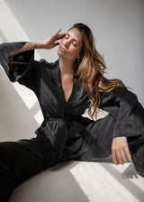 Noir Alyx Wrap Top - ourCommonplace