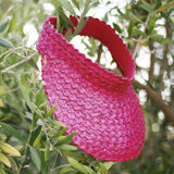 Pandan Visor Hat - Pink - ourCommonplace