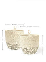 Amari Loop Bin - Black (Set Of 2) - ourCommonplace