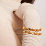 Eternal Link Bracelet Gold - ourCommonplace