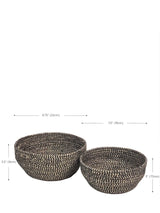 Glitter Bowl - Black (Set Of 2) - ourCommonplace
