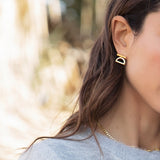 Half Moon Drop Earrings - ourCommonplace