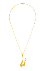 Heirloom 'K' Alpha Charm Necklace - ourCommonplace