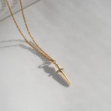 Pixie Dagger Necklace - 14k Yellow Gold - ourCommonplace