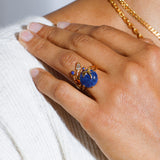Ray of Light Lapis Ring - ourCommonplace