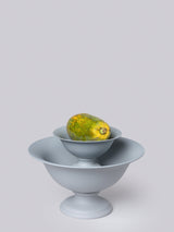 FOOTED VASO (STEEL GREY) - ourCommonplace