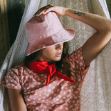 WATU Seaside Linen Bucket Hat, in Salt Pink - ourCommonplace