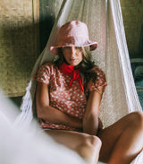WATU Seaside Linen Bucket Hat, in Salt Pink - ourCommonplace