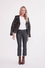Greenwich Street Motor Jacket Black Leather - ourCommonplace