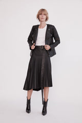 Greenwich Street Motor Jacket Black Leather - ourCommonplace