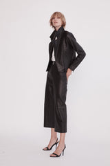 New Yorker Motor Jacket Black Leather - ourCommonplace