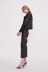 New Yorker Motor Jacket Black Leather - ourCommonplace