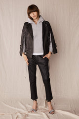 Crosby Cape Black Leather - ourCommonplace