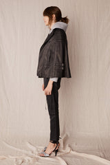 Crosby Cape Black Leather - ourCommonplace